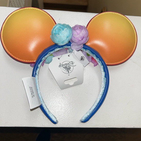 Colorful Disney Fantasia 85th Anniversary Headband with Floral Accents - Picture 5 of 7